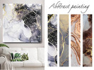 Sims 4 — Abstract Painting by disu — Add a little spice to your room design with these large abstract canvases.