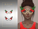 Sims 4 — S-Club ts4 WM Glasses 202011 by S-Club — Glasses, 6 swatches, hope you like, thank you.