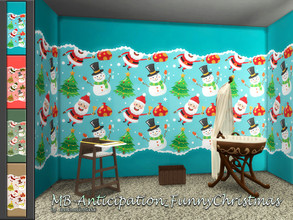 Sims 4 — MB-Anticipation_FunnyChristmas by matomibotaki — MB-Anticipation_FunnyChristmas, funny Christmas wallpaper with