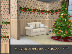 Sims 4 — MB-Anticipation_Reindeer_SET by matomibotaki — MB-Anticipation_Reindeer_SET, 3 lovely wallpapers with