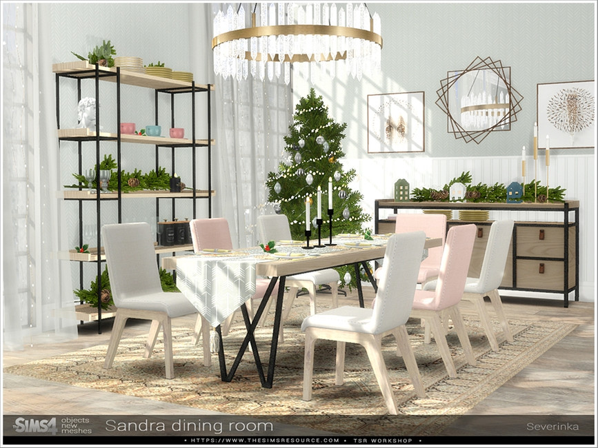 The Sims Resource Sandra dining room