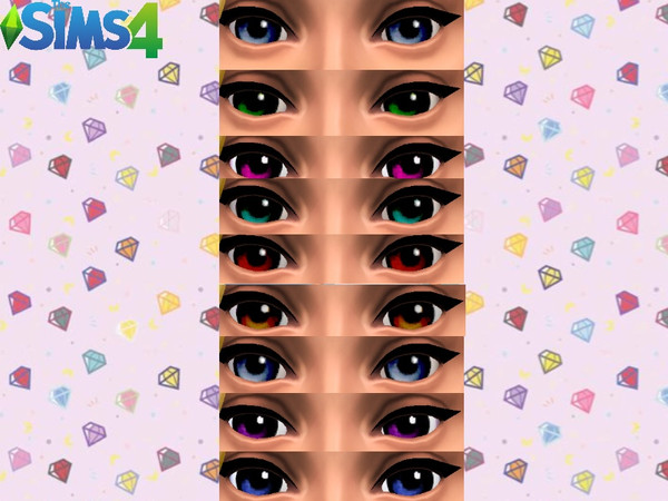 Sims 4 — Galaxy Eyes-All Ages! by GalaxyUnicorn1 — Here you go, some new eyes for your Sims.