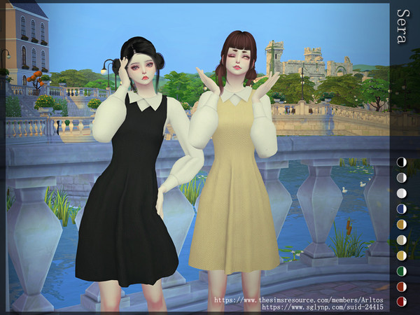 Sims 4 — Sera by Arltos — 15 colors New mesh by me
