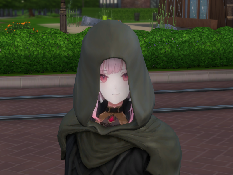 SolidSnakespeare's Calliope Mori's face on the Grim Reaper (Hololive EN)