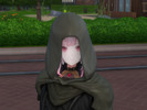 Sims 4 — Calliope Mori's face on the Grim Reaper (Hololive EN) by SolidSnakespeare — Replaces the Grim Reaper's face with