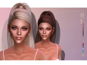 Sims 4 — Nightcrawler-Candy Apple (HAIR) by Nightcrawler_Sims — NEW HAIR MESH T/E Smooth bone assignment All lods
