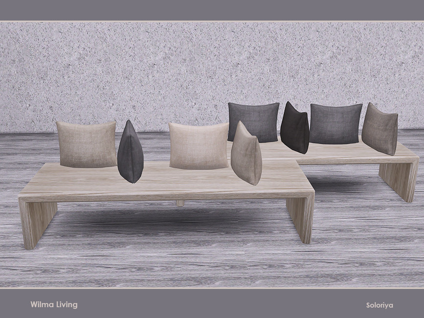 The Sims Resource - Wilma Living. Bench