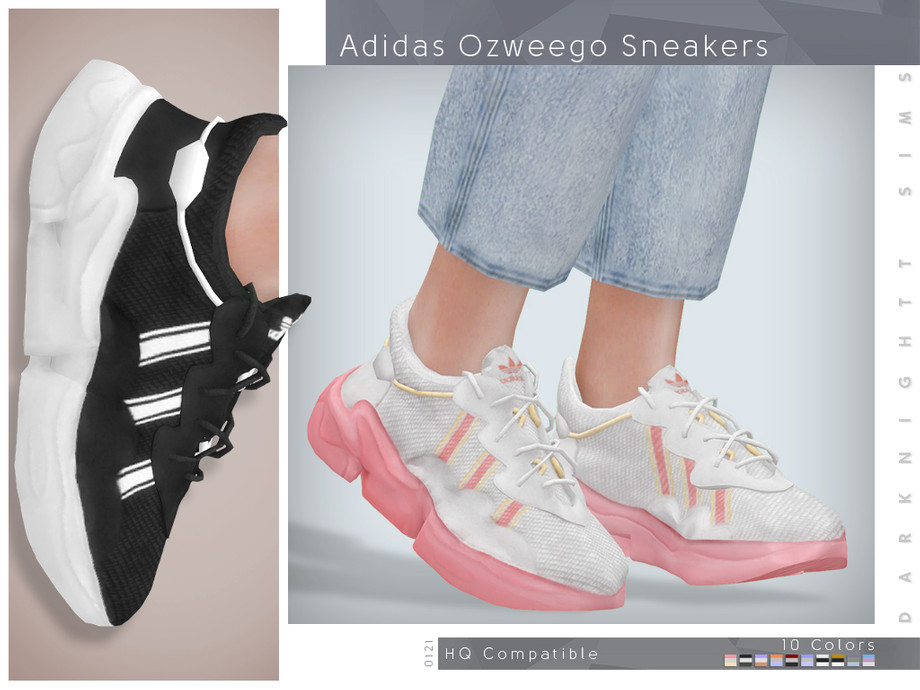 atención aventuras escanear The Sims Resource - Adidas Ozweego Sneakers