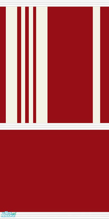 Sims 2 — Red Racing Stripes - 4 by Girl-from-mars — Part of the Red Racing Stripes Set