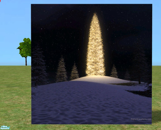 Sims 2 — "Season Of Light" Mural Set by nicwear — Set contains 3 panels needed to complete the mural. Each