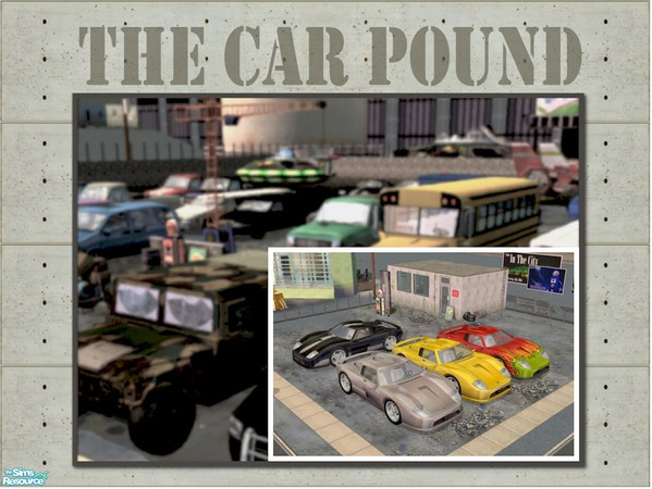 Sims 2 — Decorative Hunka Sports Car by Cyclonesue — A thumping good "I'm it!" motor in four snazzy shades to