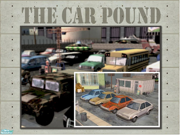 Sims 2 — Decorative Hatchback Car by Cyclonesue — So, money is so tight that you can only afford the cheapest - and it