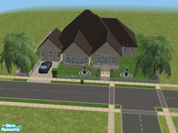 Sims 2 — Baltimore Ave by stinnbab77 — This Lovely house is fully furnished with 1 bedroom 1 bathroom A weight Room and a