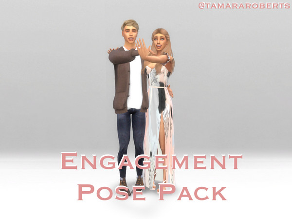 Sims 4 — Engagement Pose Pack by tamararoberts — An engagement pose pack for your sims! With height differences included!