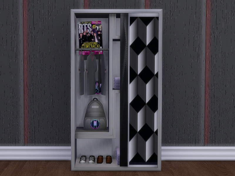 Sims 4 Mad On BTS Teen Dresser by seimar8