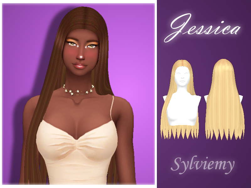 The Sims Resource - Jessica Hairstyle