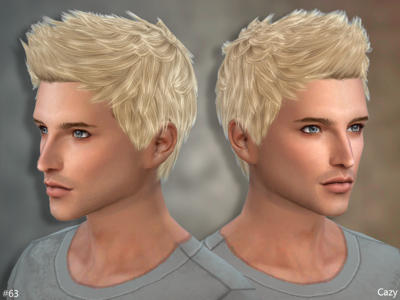 Cazy's 63 Male Hairstyle Sims 4
