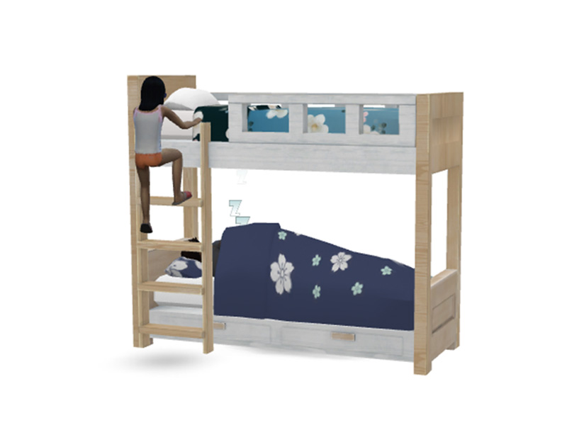 Pandasamacc S Pandasama Functional Bunk Bed The Sims vrogue.co