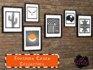 Sims 4 — Southwestern Charm by msaprilrenee — Bring the Texas Ranch to your walls with the Southwestern Charm Collection.