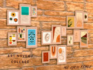 Sims 4 — Art Noveau by msaprilrenee — 6 Boho inspired wall prints. By MsAprilRenee