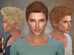 Sims 4 — #63 - Male Hairstyle - Sims 4 by Cazy — Male hairstyle for Teen through Elder.