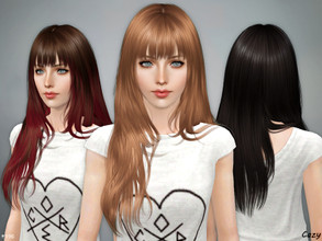 Sims 3 — Aliza Hairstyle - Sims 3 by Cazy — Female hairstyle for Teen through Elder.