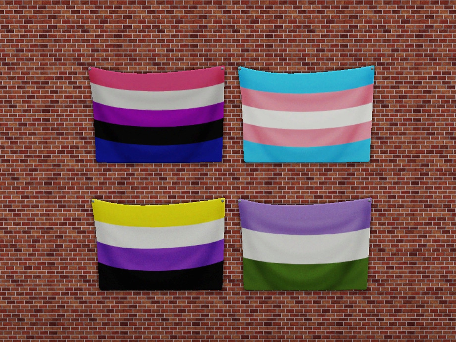 The Sims Resource Antlered Pride Flags V2