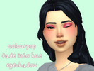 Sims 4 — colourpop fade into hue eyeshadow by plasmafruitsalad — 24 swatches inspired by colourpop's fade into hue