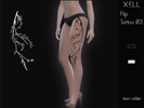Sims 4 — Hip Tattoo 03 by XELL3 — Teen - elder; Female only. Hope you like it :)