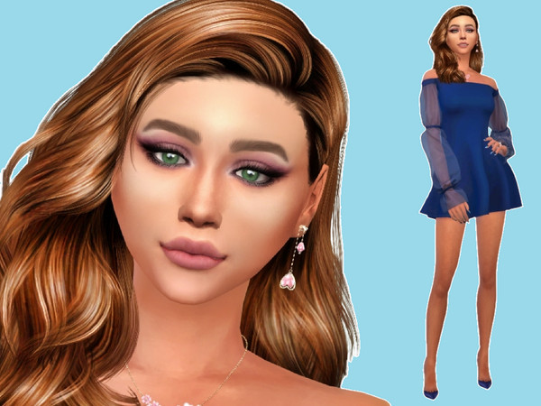 Sims 4 — Kaila Burke by FemmeSimmer — Name: Kaila Burke Age : Young Adult Aspiration: Big, Happy Family Traits: Cheerful,
