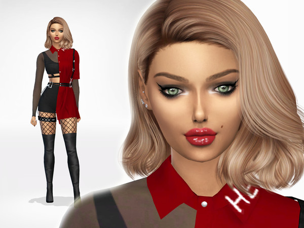 Sims 4 — Hazel Brown by perelka8809 — Name: Hazel Brown Age: Young Adult If you want sim like this, You need all CC