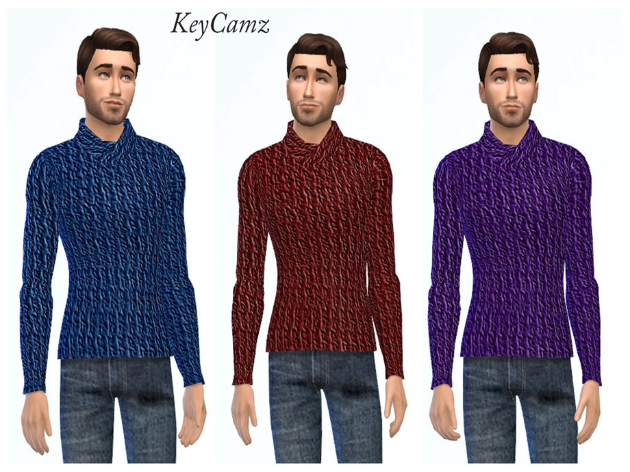 The Sims Resource - KeyCamz Mens Sweater