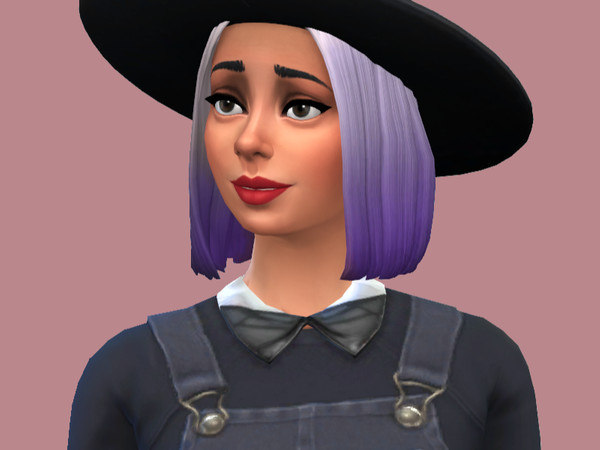 Sims 4 — (WK) Butterfly Wing Collar Necklace by wilburkingyt — A simple, preppy necklace that looks like a shirt collar,