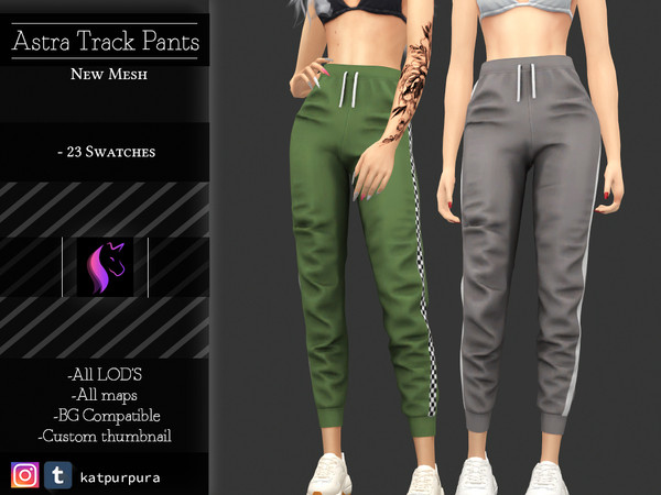 The Sims Resource - Astra Track pants