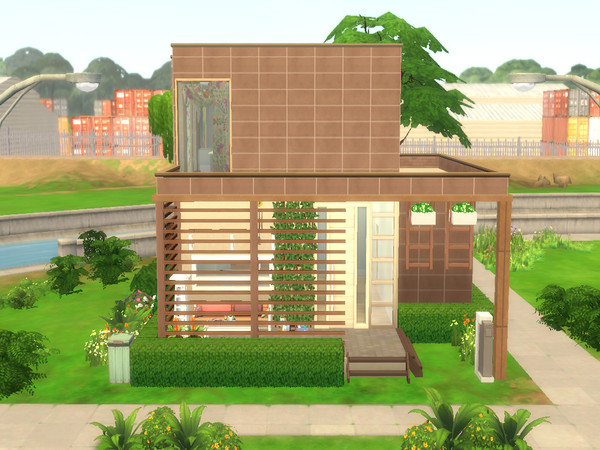 Sims 4 — Girly Loft (NO CC) by MommaBear0705 — This lovely loft is ideal for a single sim (preferably female). Mostly