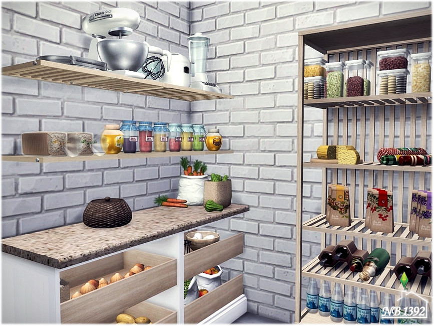 The Sims Resource Odon Kitchen with Pantry