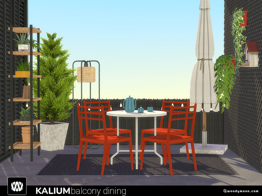 The Sims Resource Kalium Balcony Dining