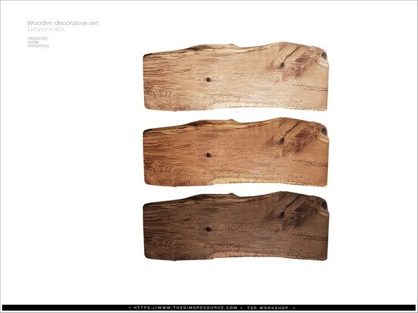 Sims 4 — [WoodenDecor] - wall panel gorizontal by Severinka_ — Wall wooden panel gorizontal (headboard for a bed) From