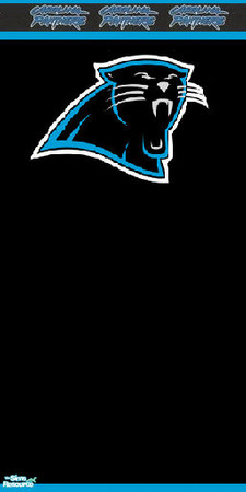 Sims 2 — NFL Panthers Walls - 3 by fionnababygirl — part of the NFL collection inspired by my hubby. Enjoy :)