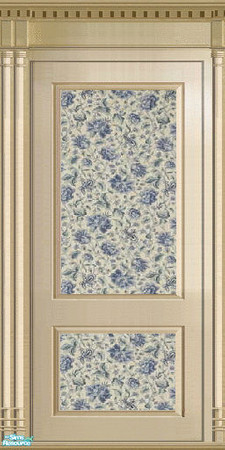 Sims 2 — jsf2VictorianRoses by jsf — From jsf Designs, an authentic victorian panel with floral fabric inserts. Please do