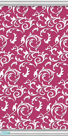 Sims 2 — Studio K Elegance - Raspberry by StudioKhagerks — 15-28 of 28 colors. Can be found under Wallpapers. Coordinates