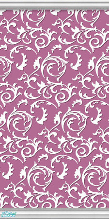 Sims 2 — Studio K Elegance - Orchid by StudioKhagerks — 15-28 of 28 colors. Can be found under Wallpapers. Coordinates