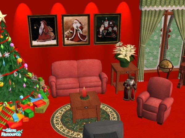 Sims 2 — Santa Painting Collection 1 by RhondaBlonda — 