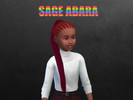 Sims 4 — Andile Child Braids by sageabara — A simple edit of the updated EA braids for children. - 9 EA Swatches - Base