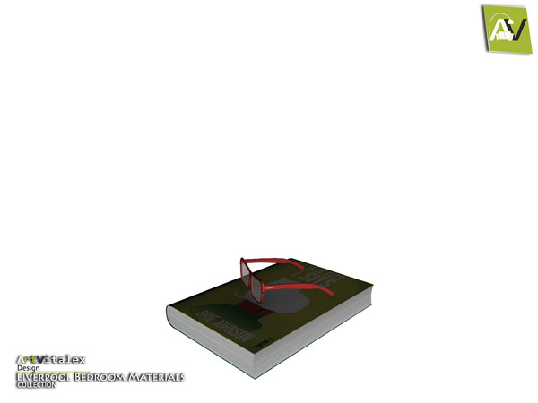 Sims 3 — Liverpool Book And Glasses by ArtVitalex — - Liverpool Book And Glasses - ArtVitalex@TSR, Jan 2021