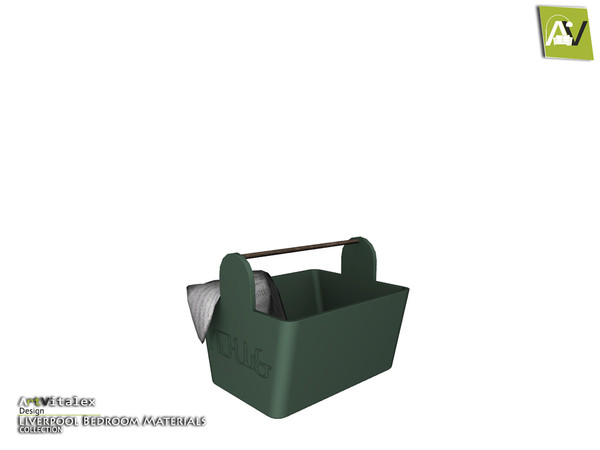 Sims 4 — Liverpool Basket With Cloth by ArtVitalex — - Liverpool Basket With Cloth - ArtVitalex@TSR, Jan 2021