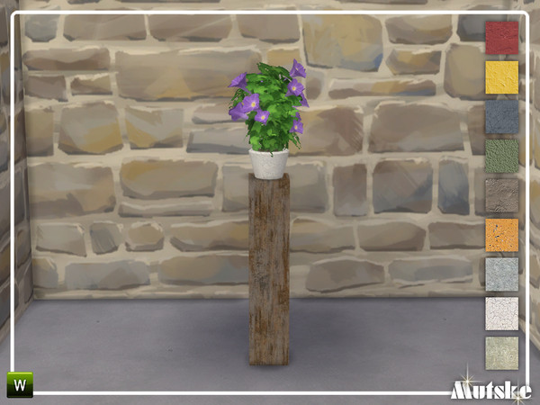 Sims 4 — Walton Clutter Petunia Plant by Mutske — This plant is part of the Walton Clutter Set. Made by Mutske@TSR. 