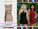 Sims 4 — Sandra Dress by redcherrysim — 100 % Original Mesh has 8 swatches and is HQ mod ready Hope you like it! :) 