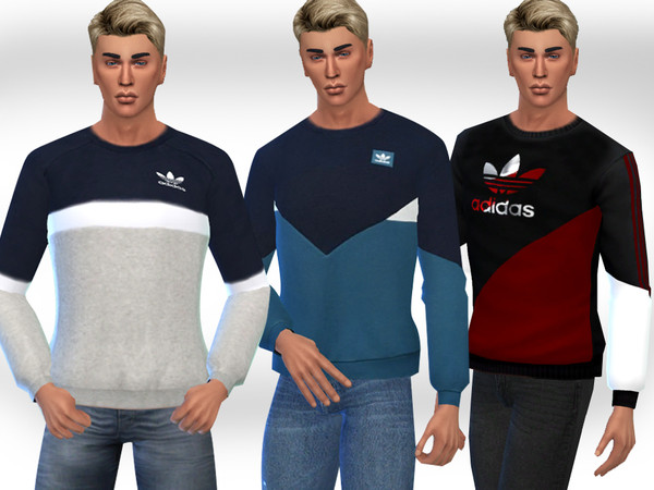 The Sims Resource - Male Sims Casual Sweatshirts