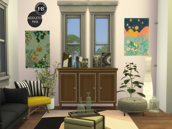 Sims 4 — Farrow and Ball Paint - Middleton Pink by Manon4562 — This the Middleton Pink tint of paint from Farrow&Ball